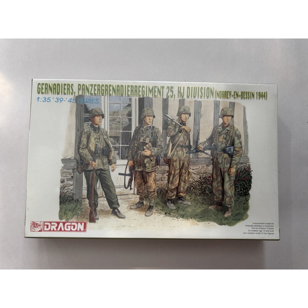 Dragon 6110 Gernadiers Panzergrenadierregiment 25 HJ Division 1:35 Model Kit